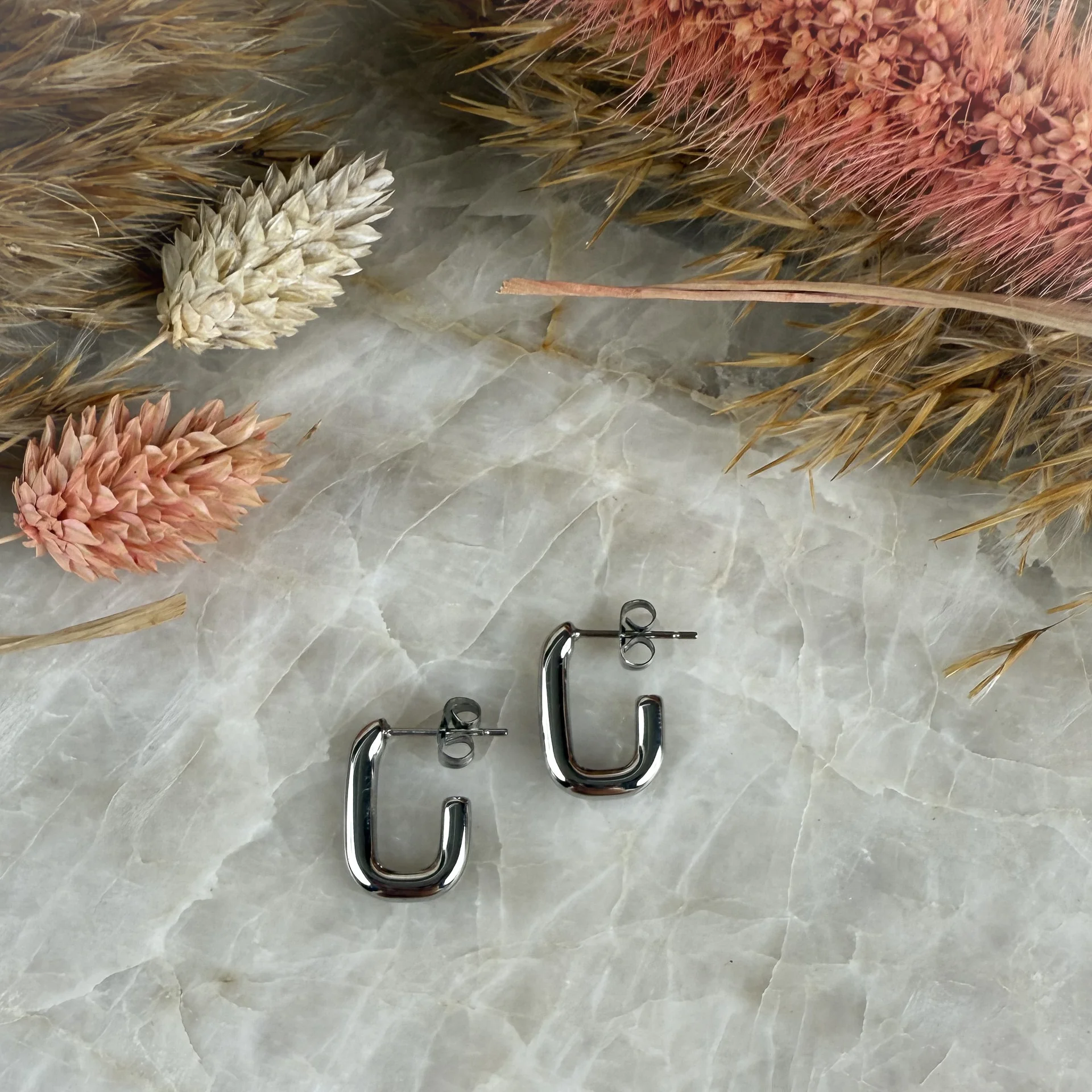 April Earrings Silver - Afbeelding 2
