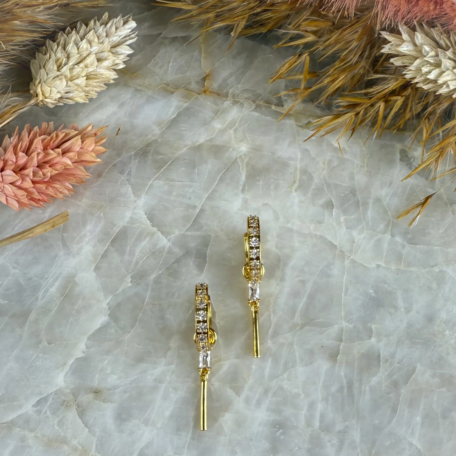 Hailey Earrings Gold - Afbeelding 3
