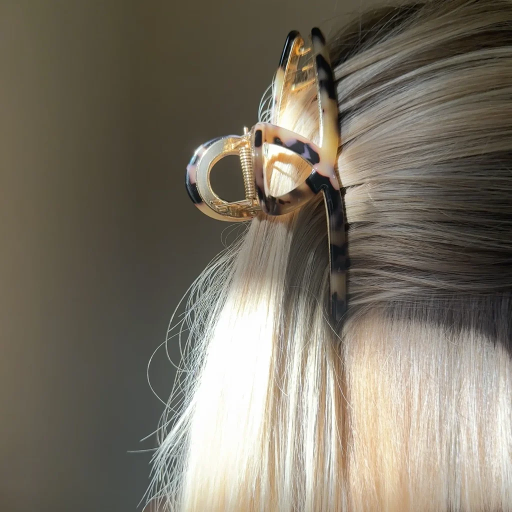 Sarae haarklem pantermotief elegante haaraccessoire stevig bevestigd in het haar stijlvolle en functionele clip geschikt voor dagelijks gebruik en modieuze looks