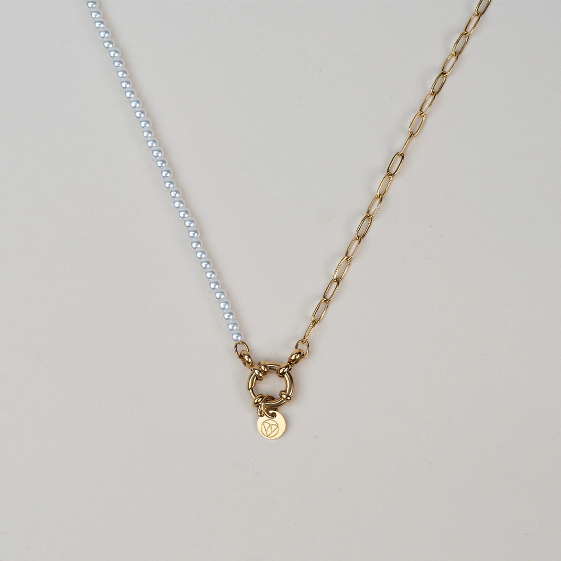 Iris Necklace Gold - Afbeelding 2