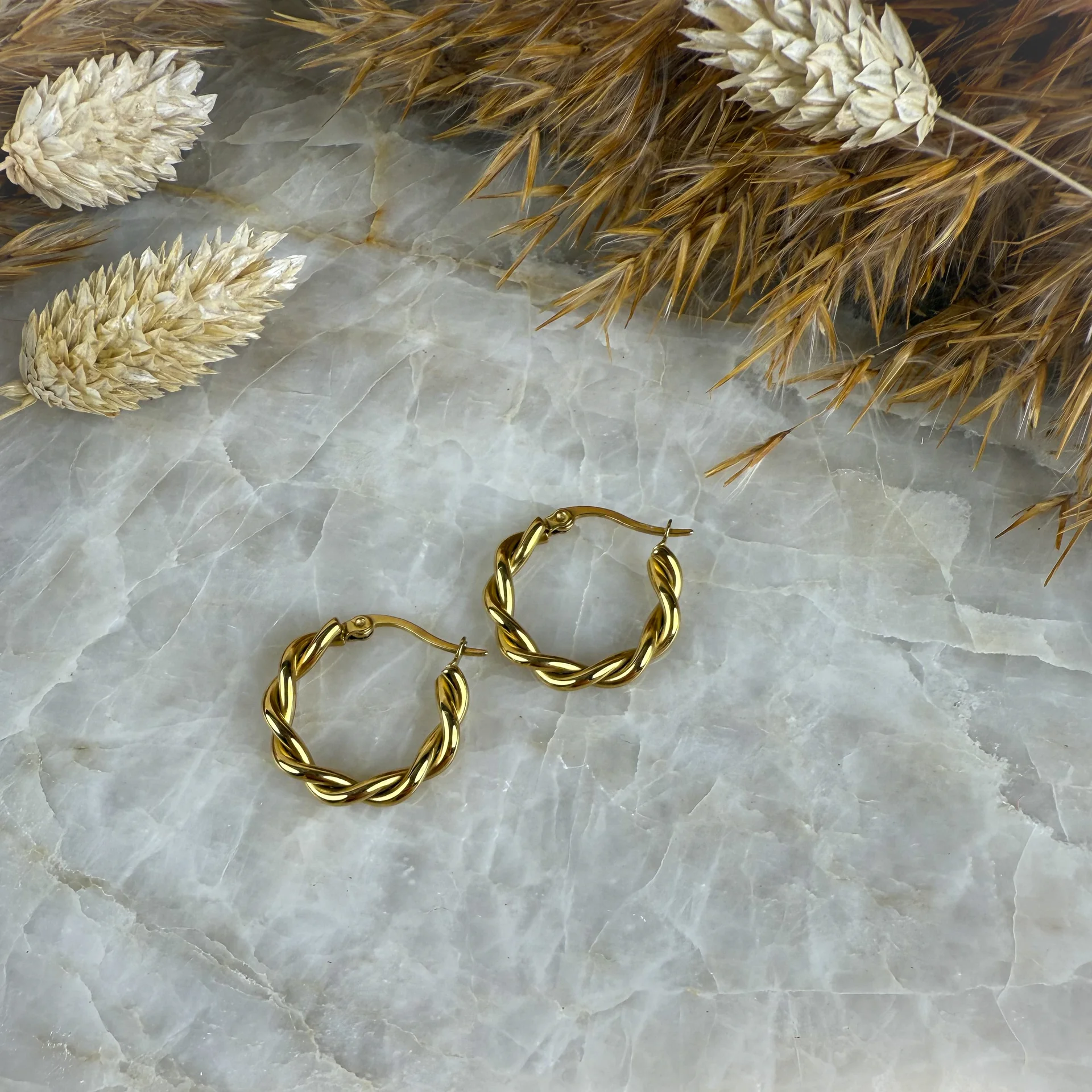 Janou Earrings Gold - Afbeelding 3