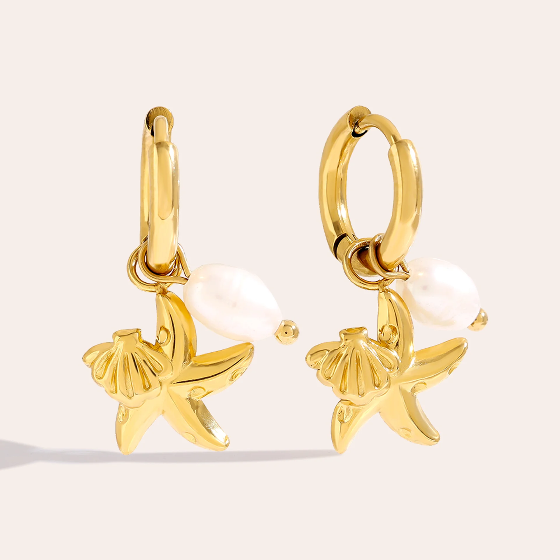 Julie Earrings Gold - Afbeelding 2