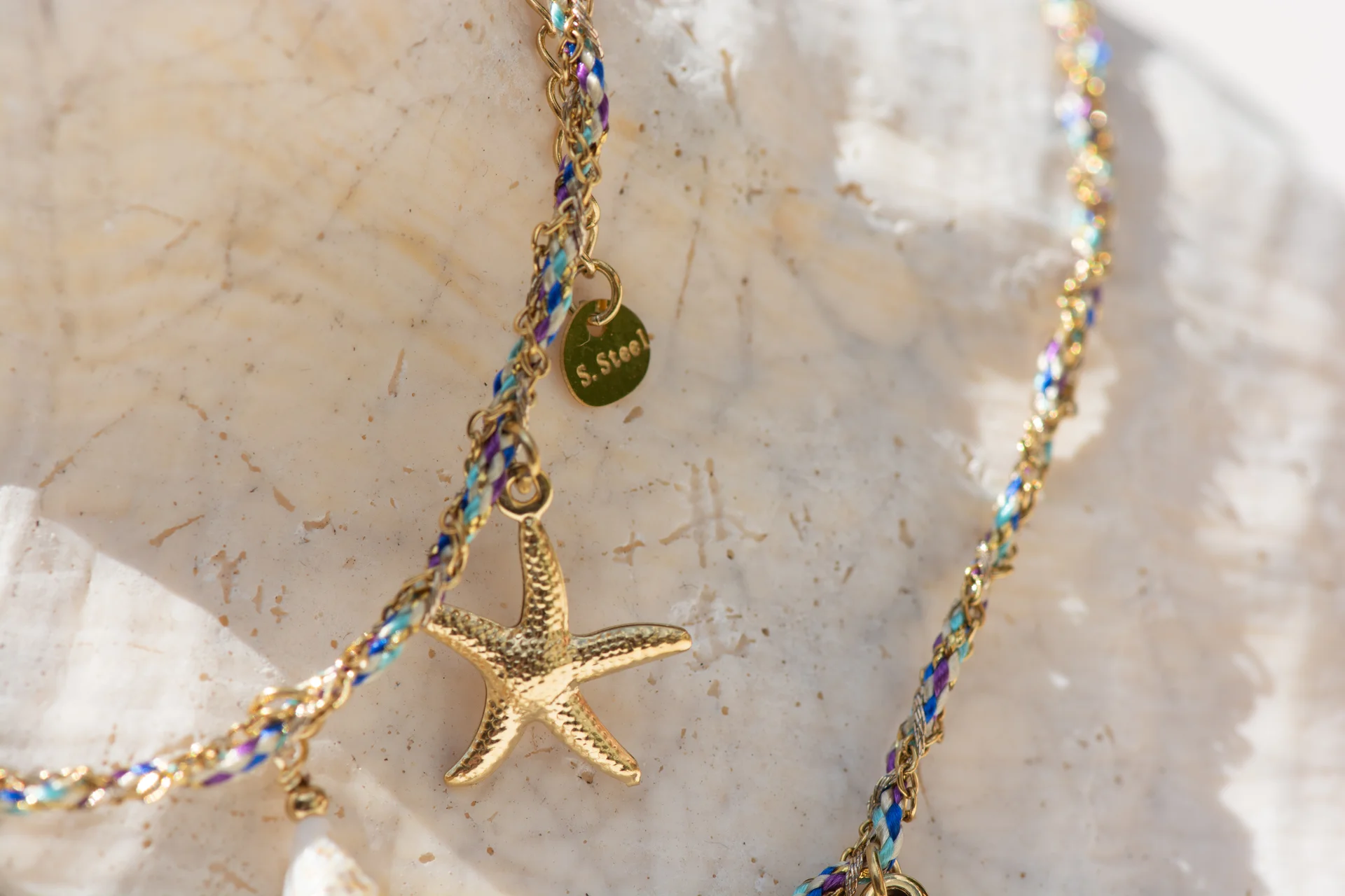 Noï Bracelet Blue/Gold - Afbeelding 3