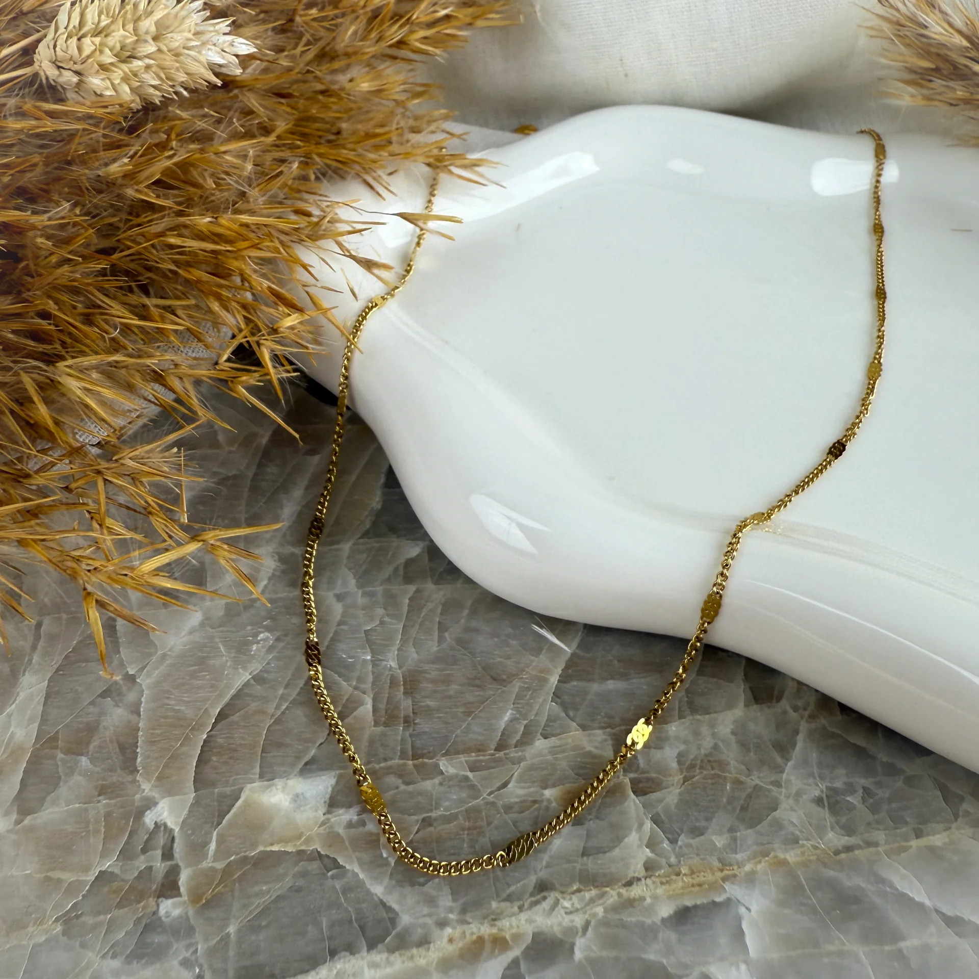 Noor Necklace Gold - Afbeelding 2
