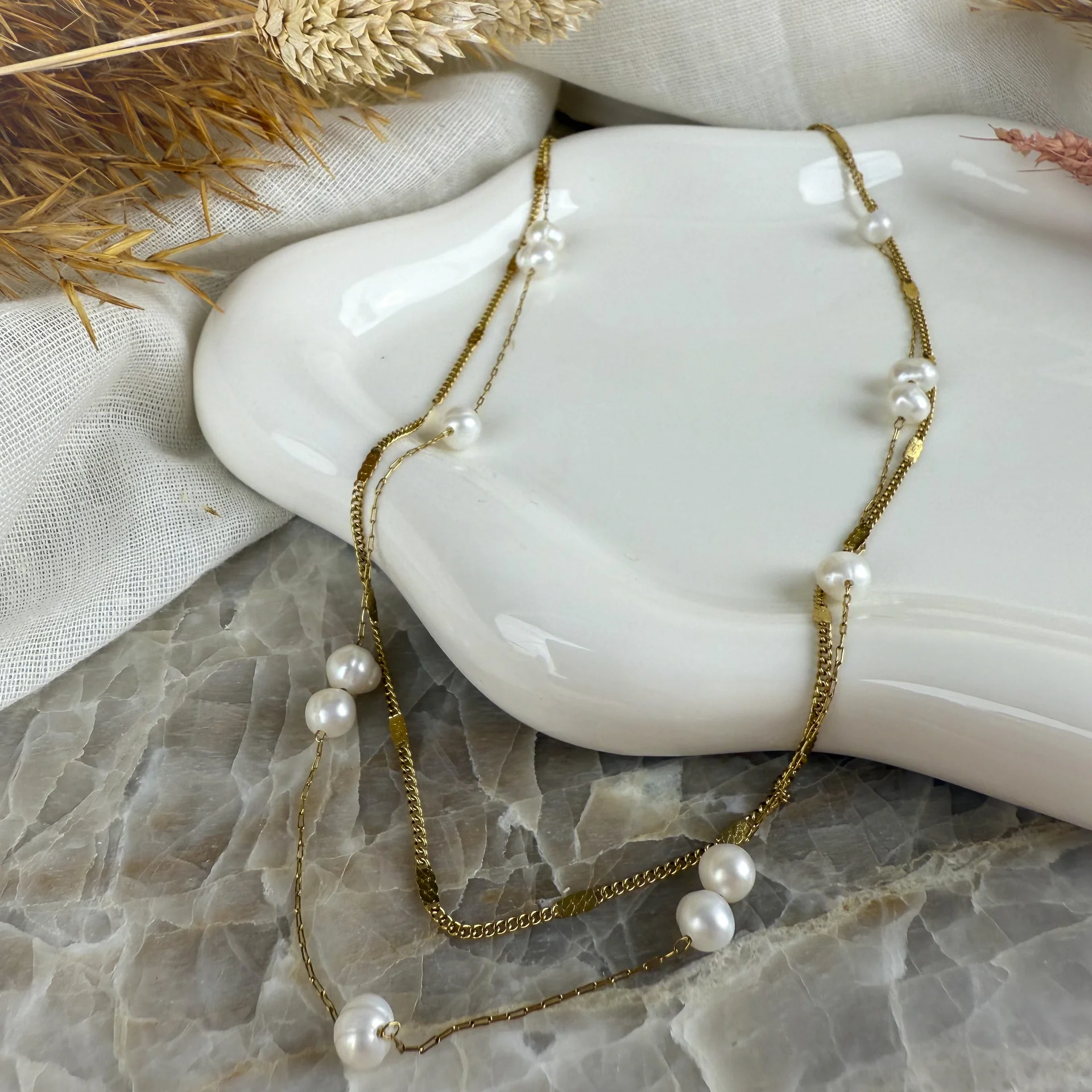 Selena Necklace Gold - Afbeelding 2