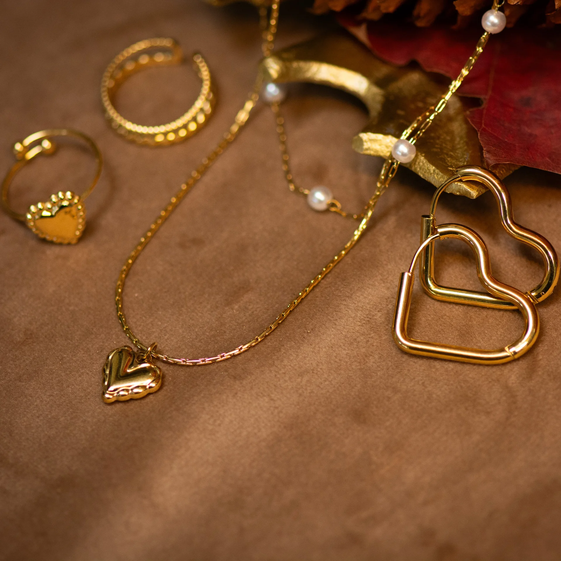 Gigi Necklace Gold - Afbeelding 5