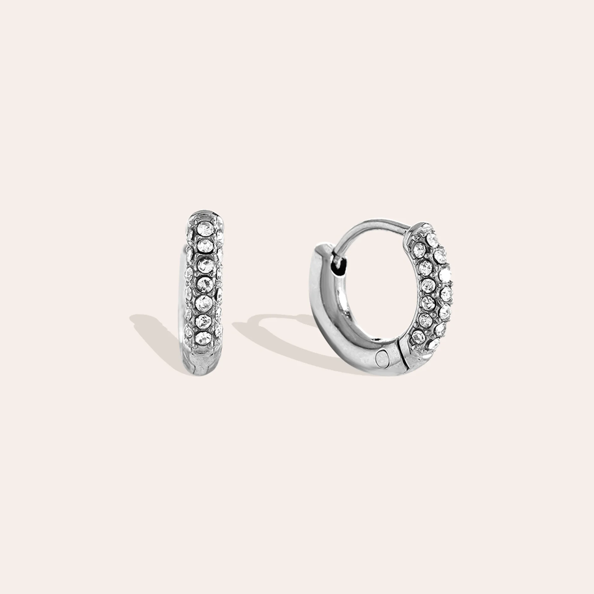 Jade Earrings Silver