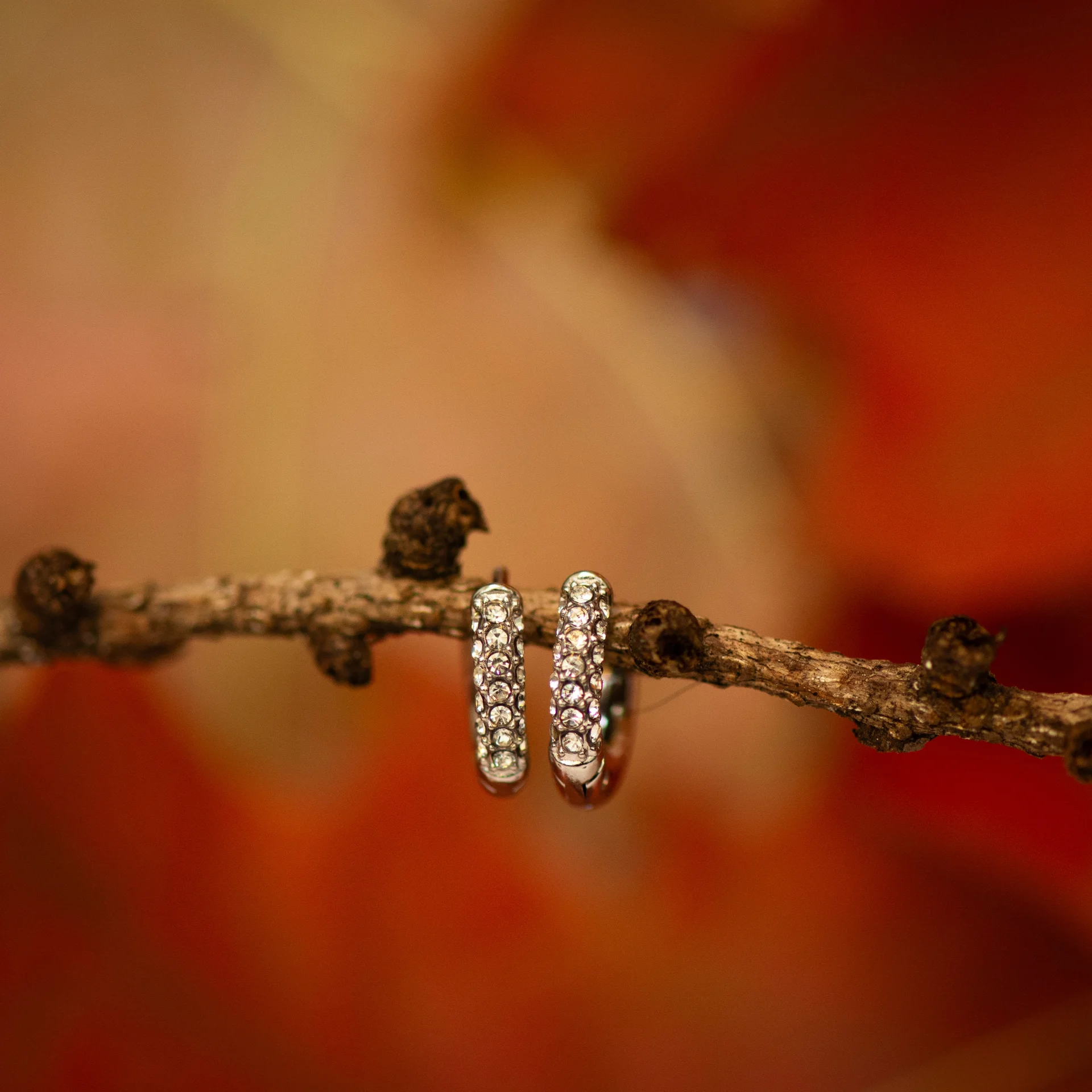 Jade Earrings Silver - Afbeelding 2