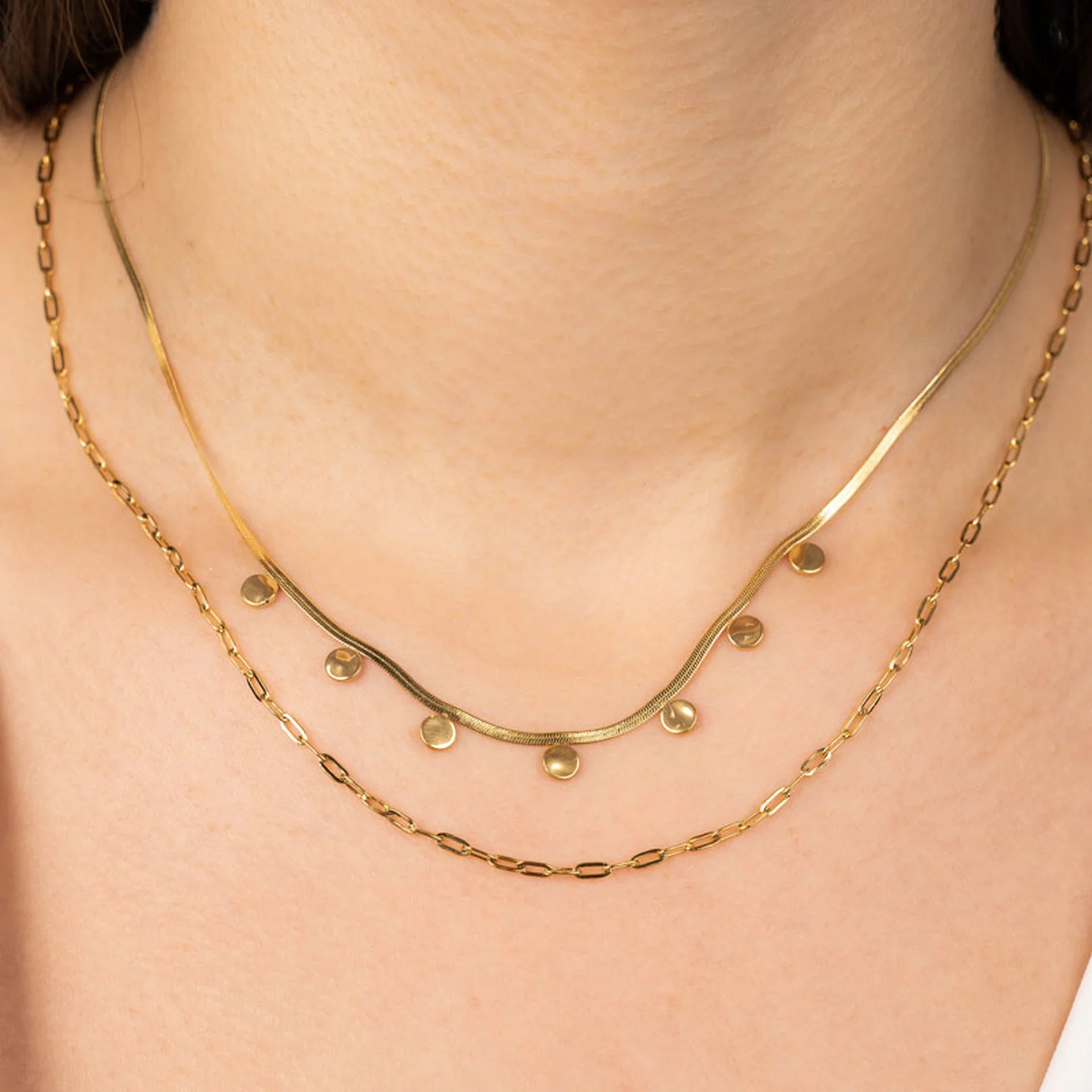 Tess Necklace Gold - Afbeelding 3