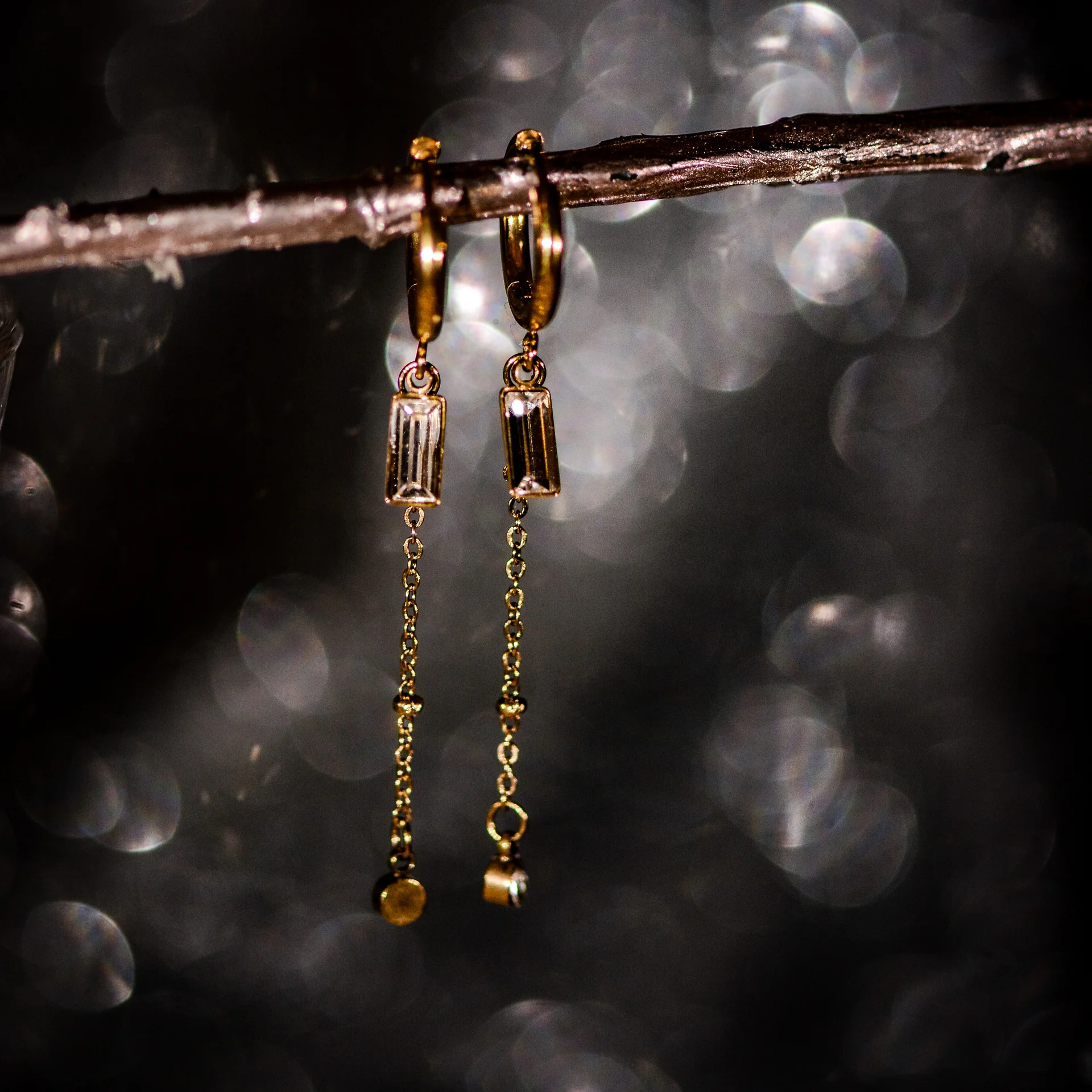 Lyra Earrings Gold - Afbeelding 2
