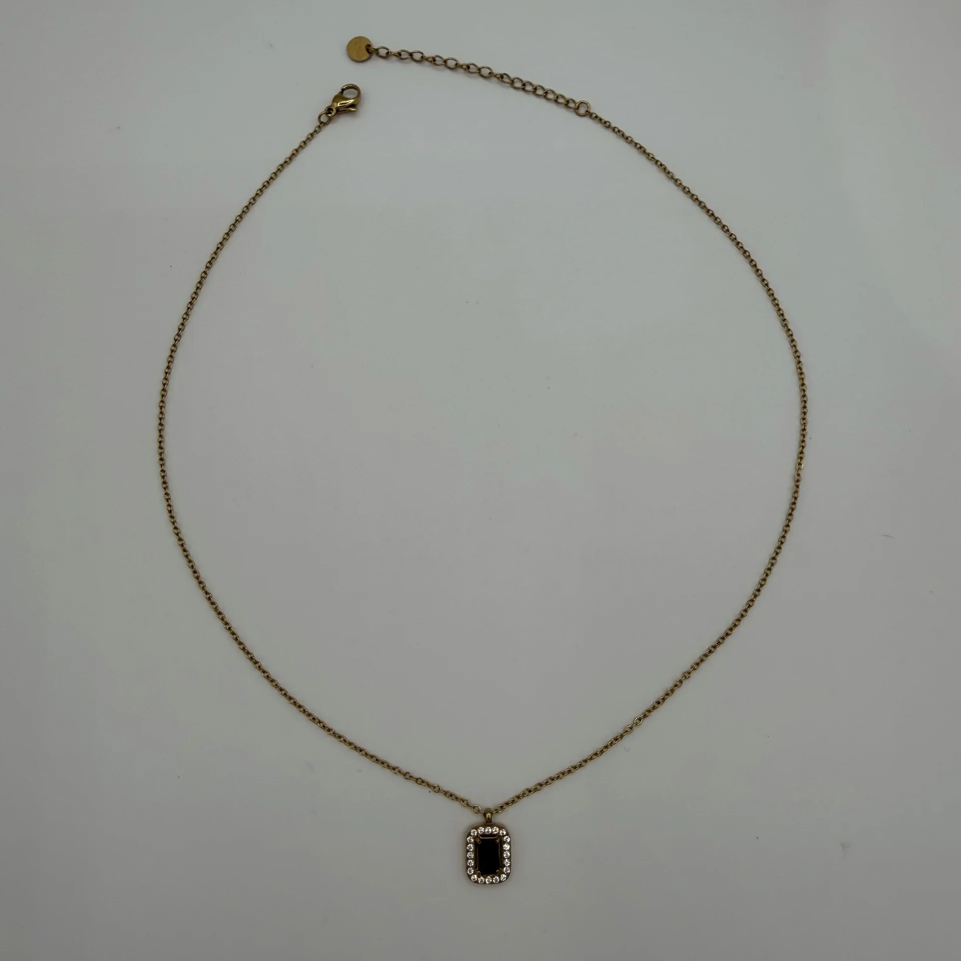 Zaya Necklace Gold/Black