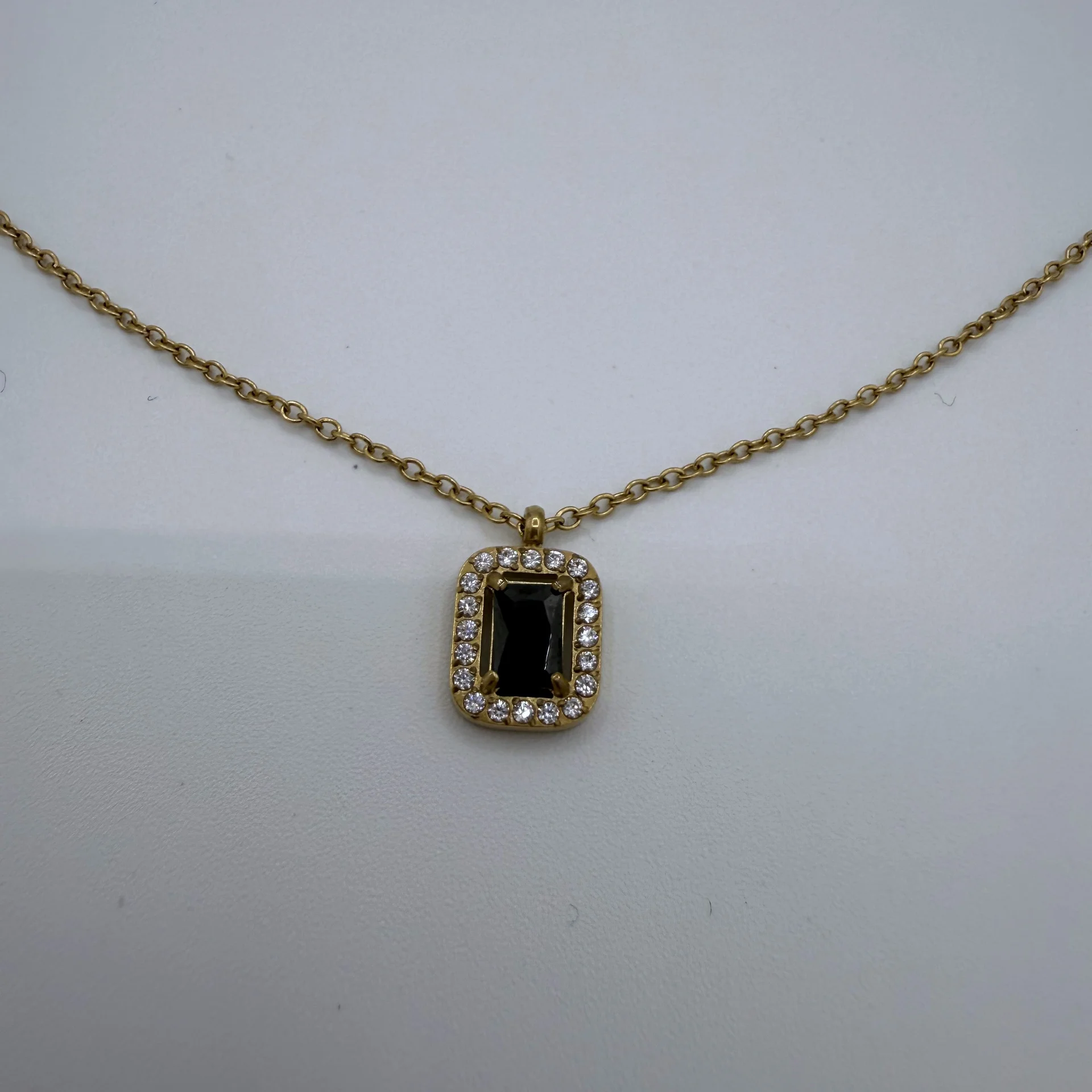 Zaya Necklace Gold/Black - Afbeelding 3