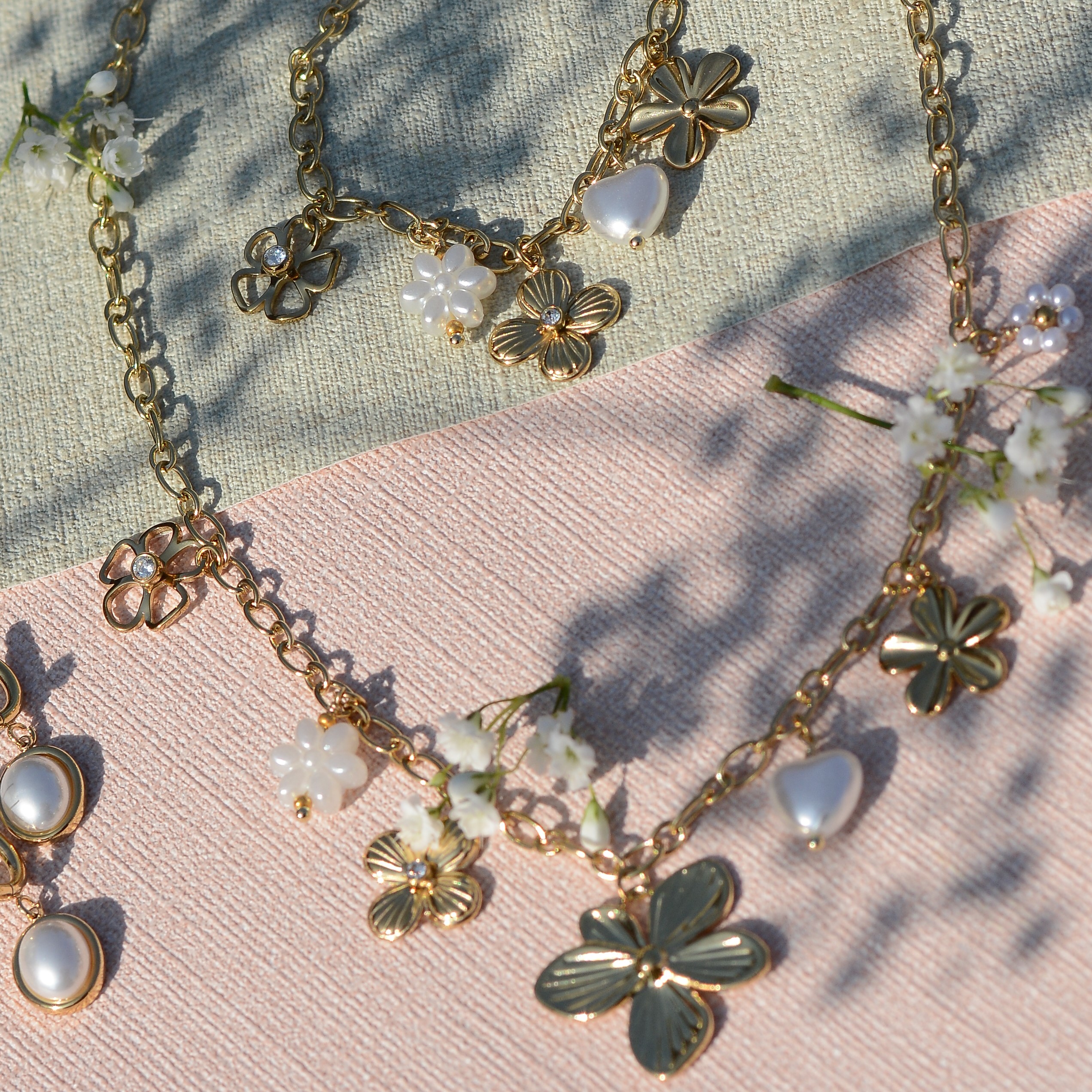 Jasmine Necklace Gold - Afbeelding 3