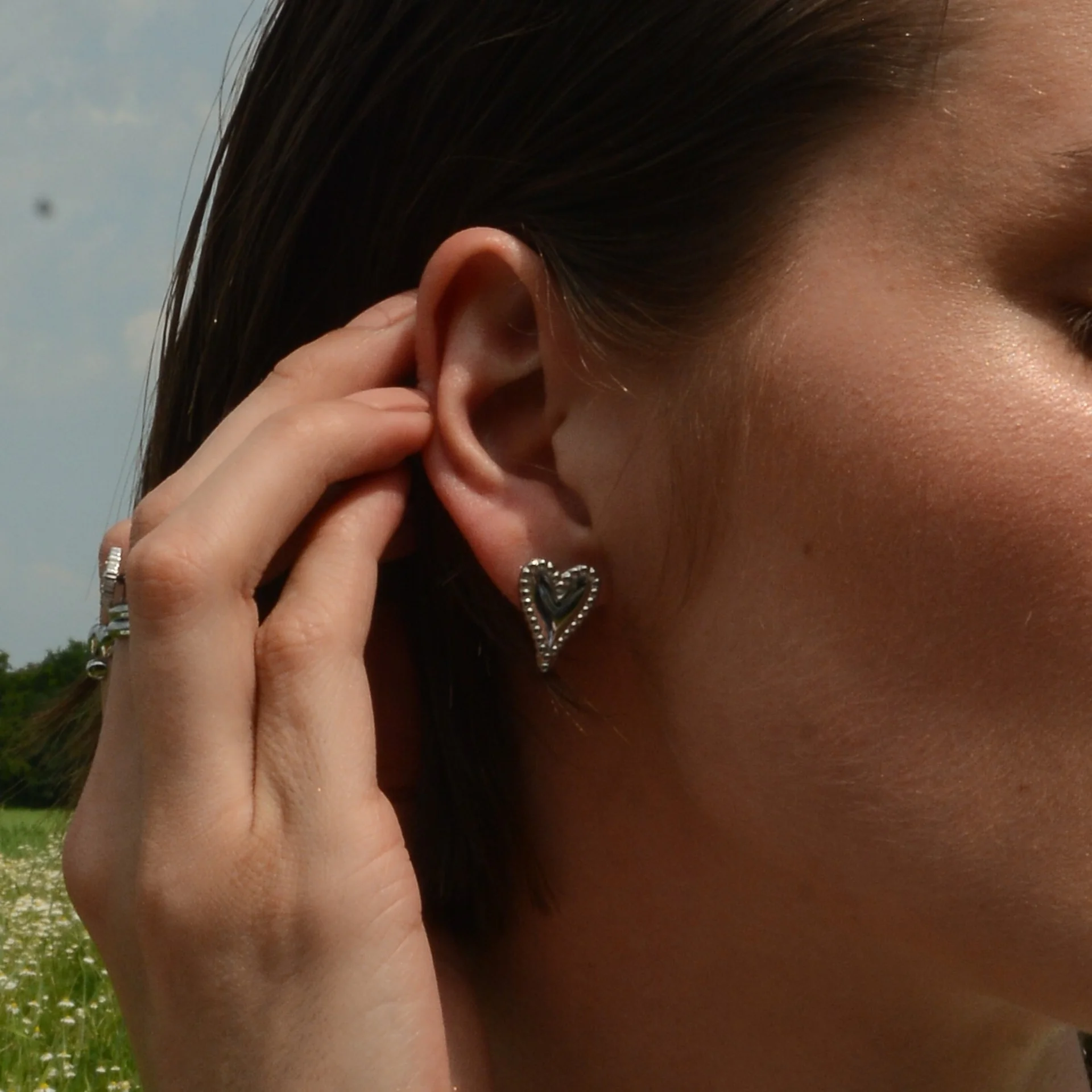Alexa Earrings Silver - Afbeelding 2