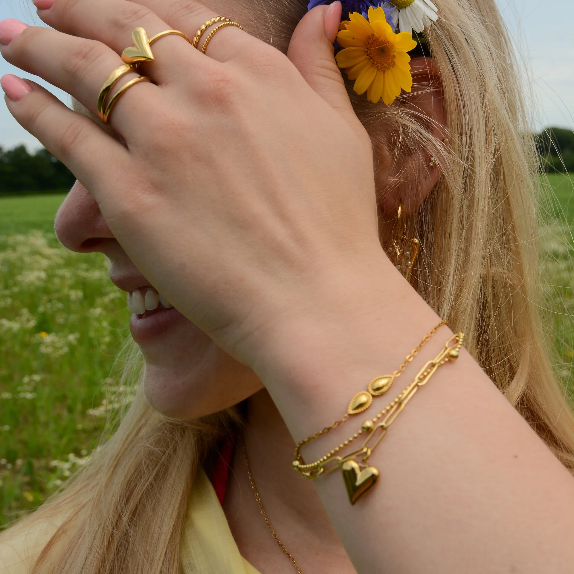 Alia Bracelet Gold - Afbeelding 2