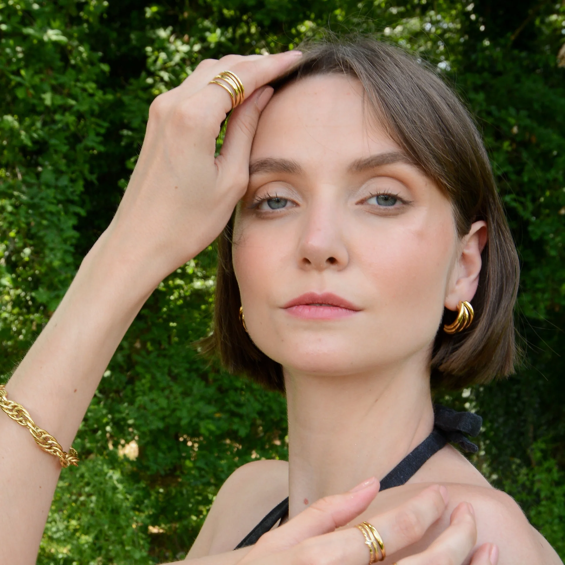 Auri Earrings Gold - Afbeelding 2