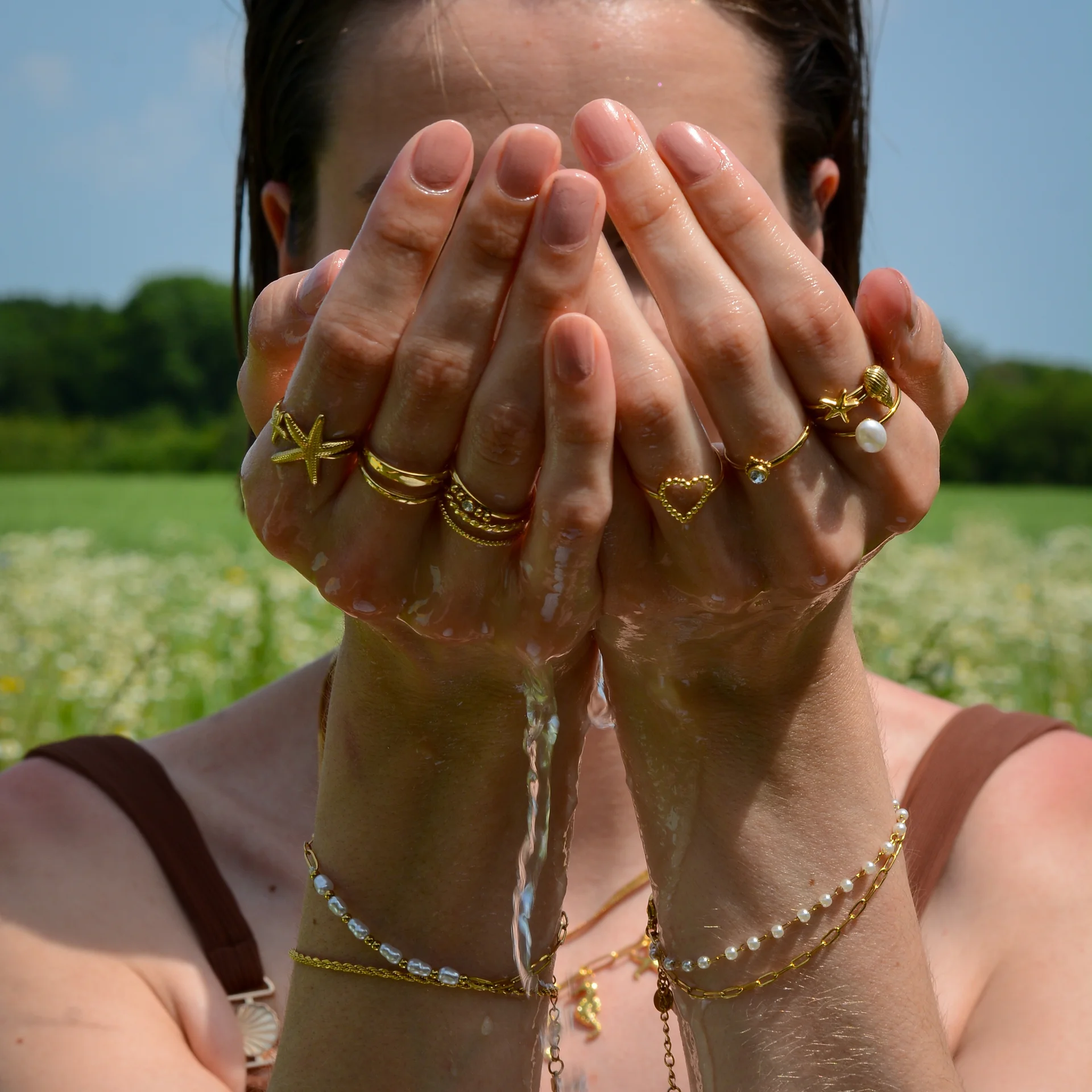 Elva Ring Gold - Afbeelding 2