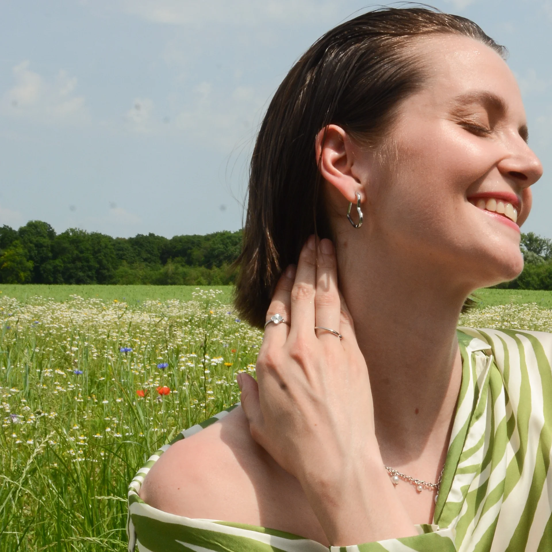 Jolie Earrings Silver - Afbeelding 2