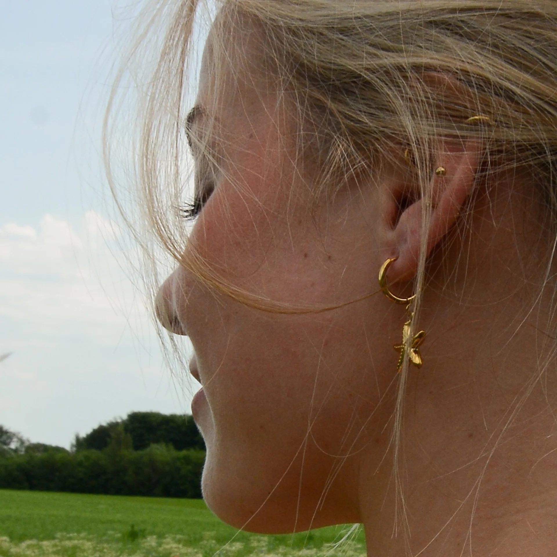 Kiki Earrings Gold - Afbeelding 2