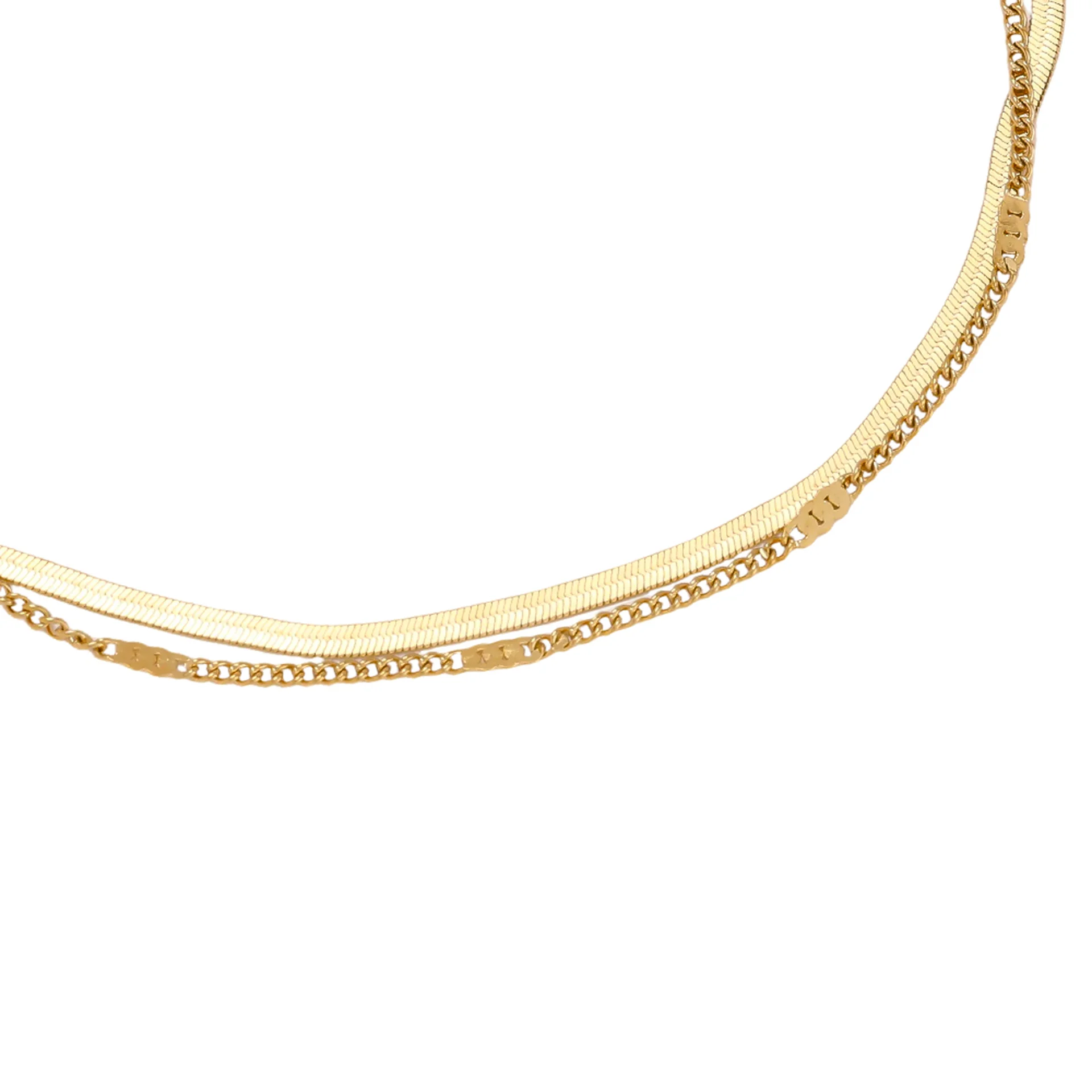 Liva Ankle Bracelet Gold - Afbeelding 2