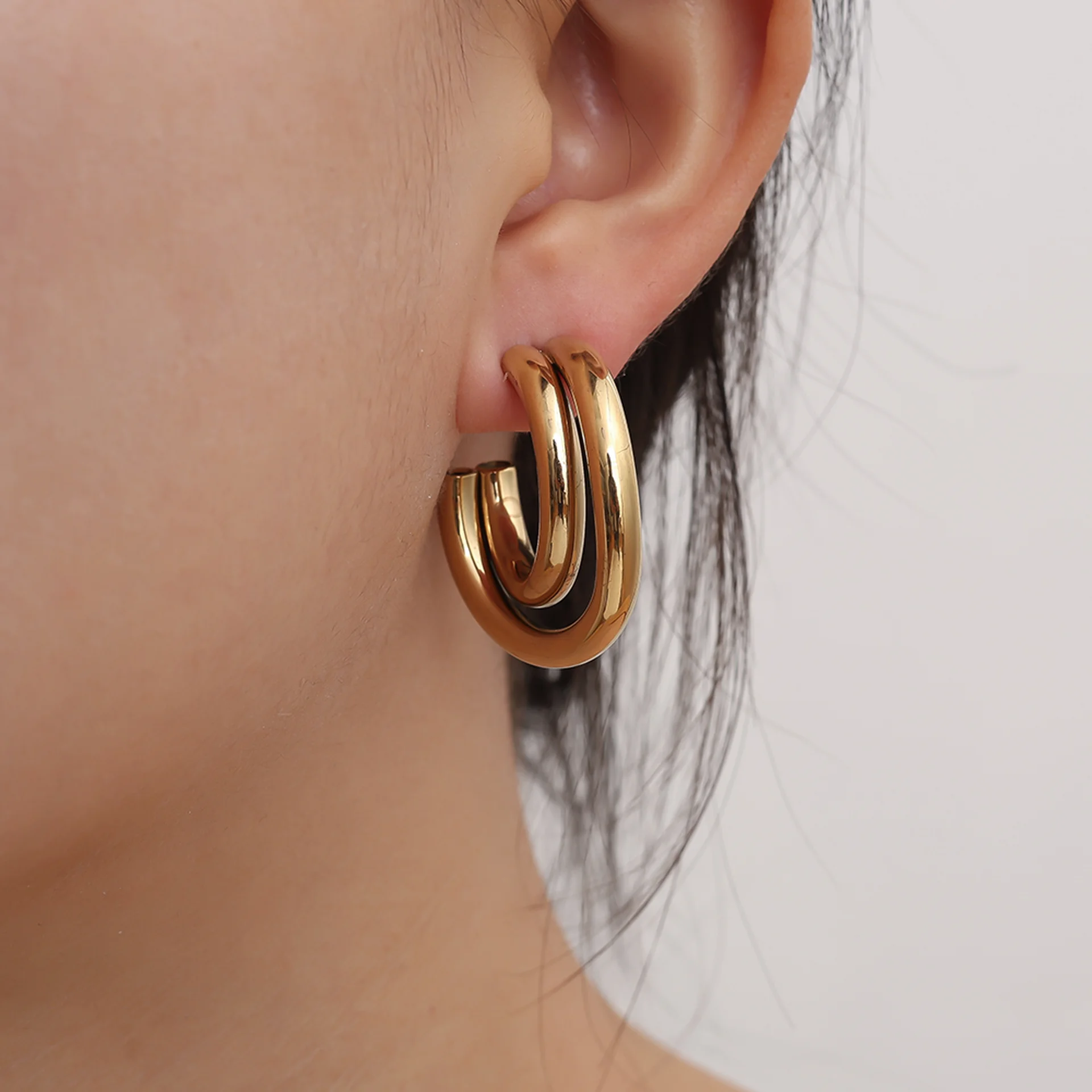 Maya Earrings Gold - Afbeelding 2