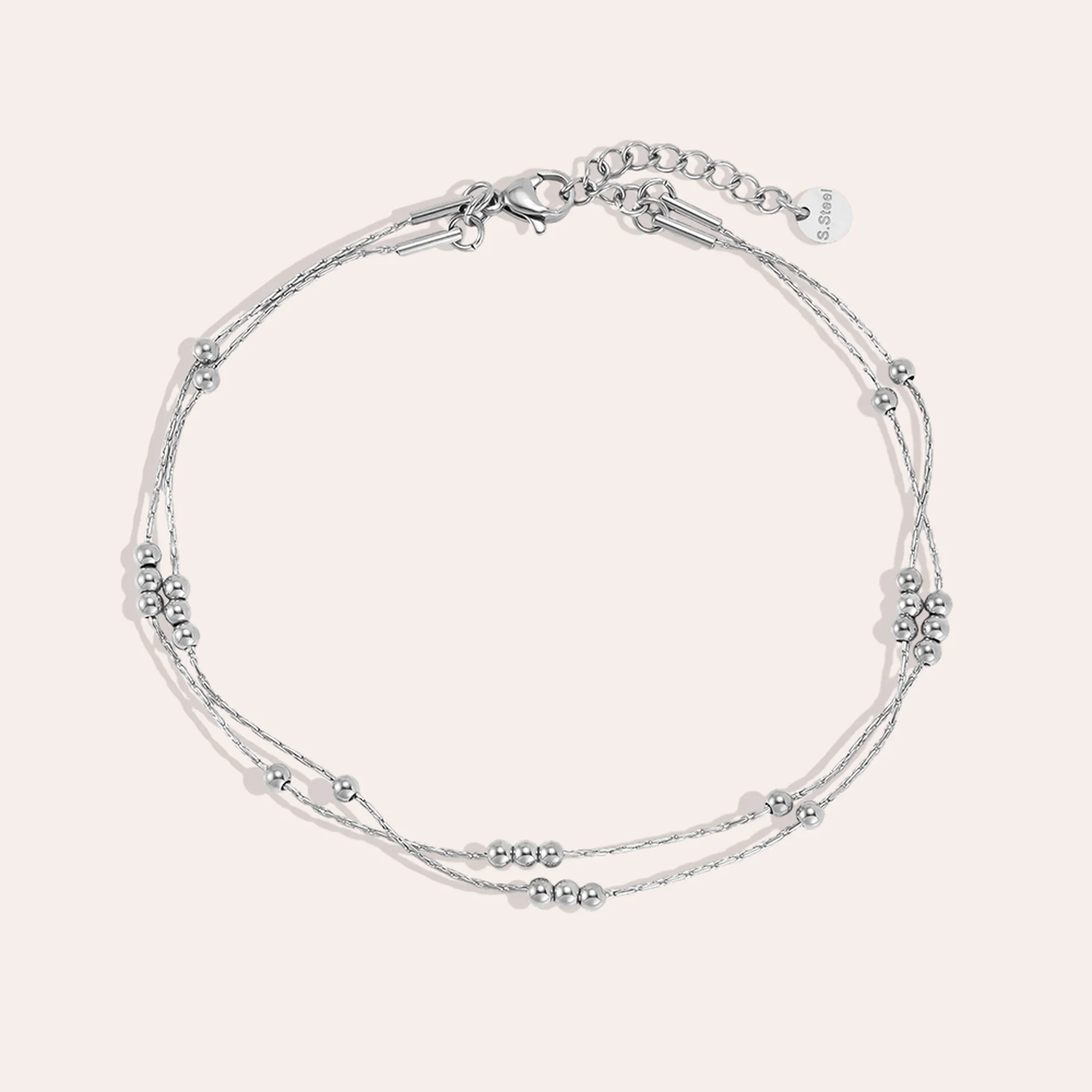 Nayra Ankle Bracelet Silver