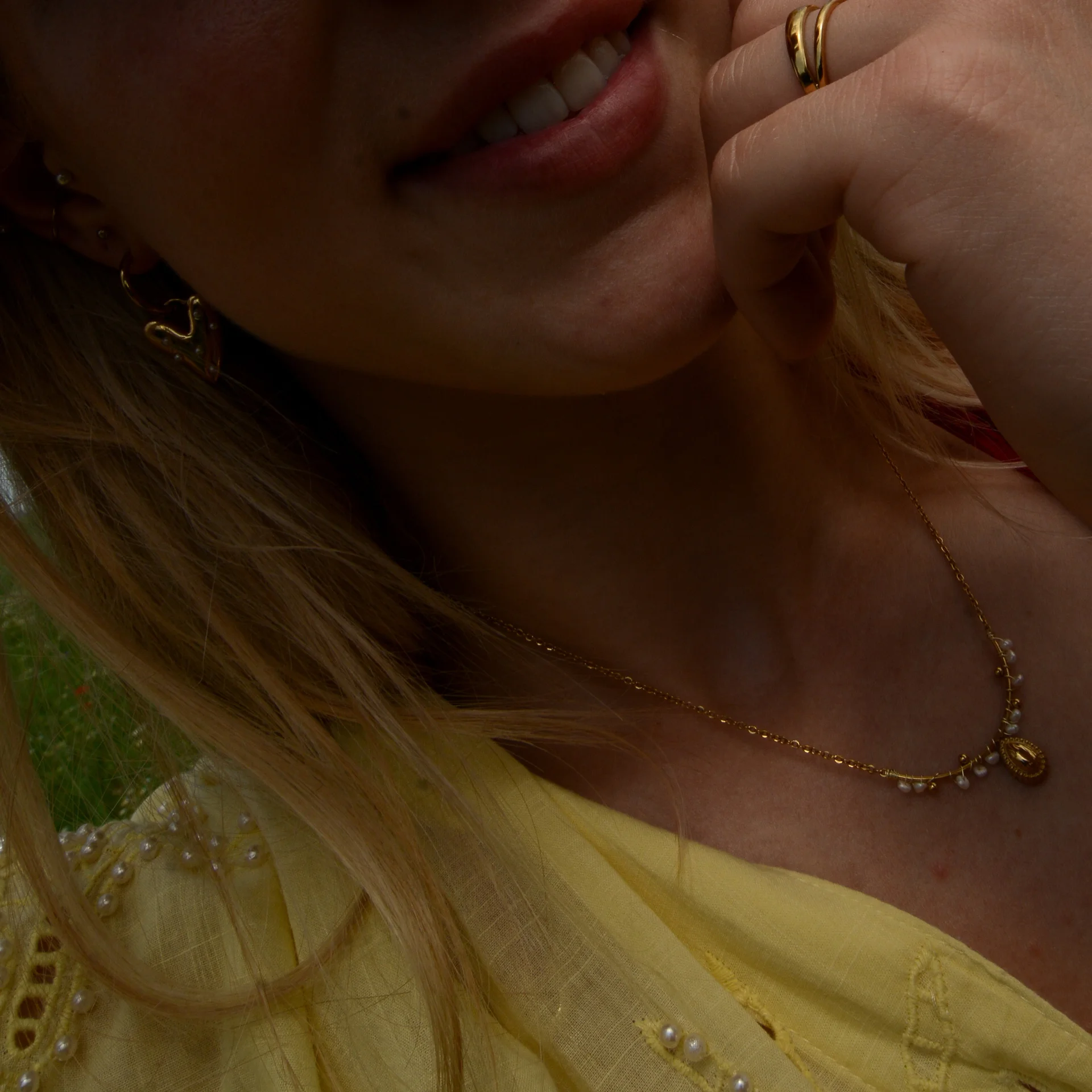 Romy Earrings Gold - Afbeelding 2