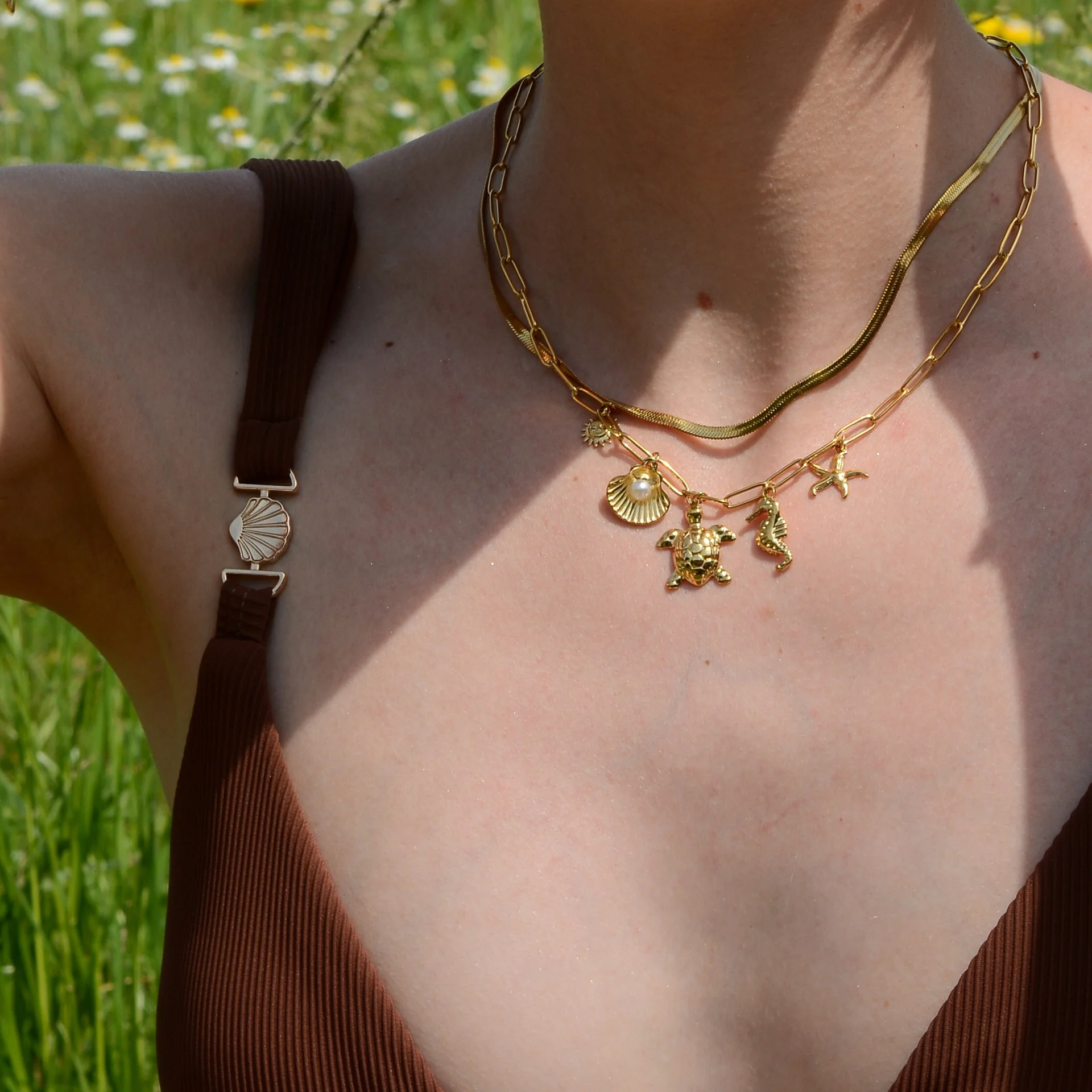 Shera Necklace Gold - Afbeelding 3