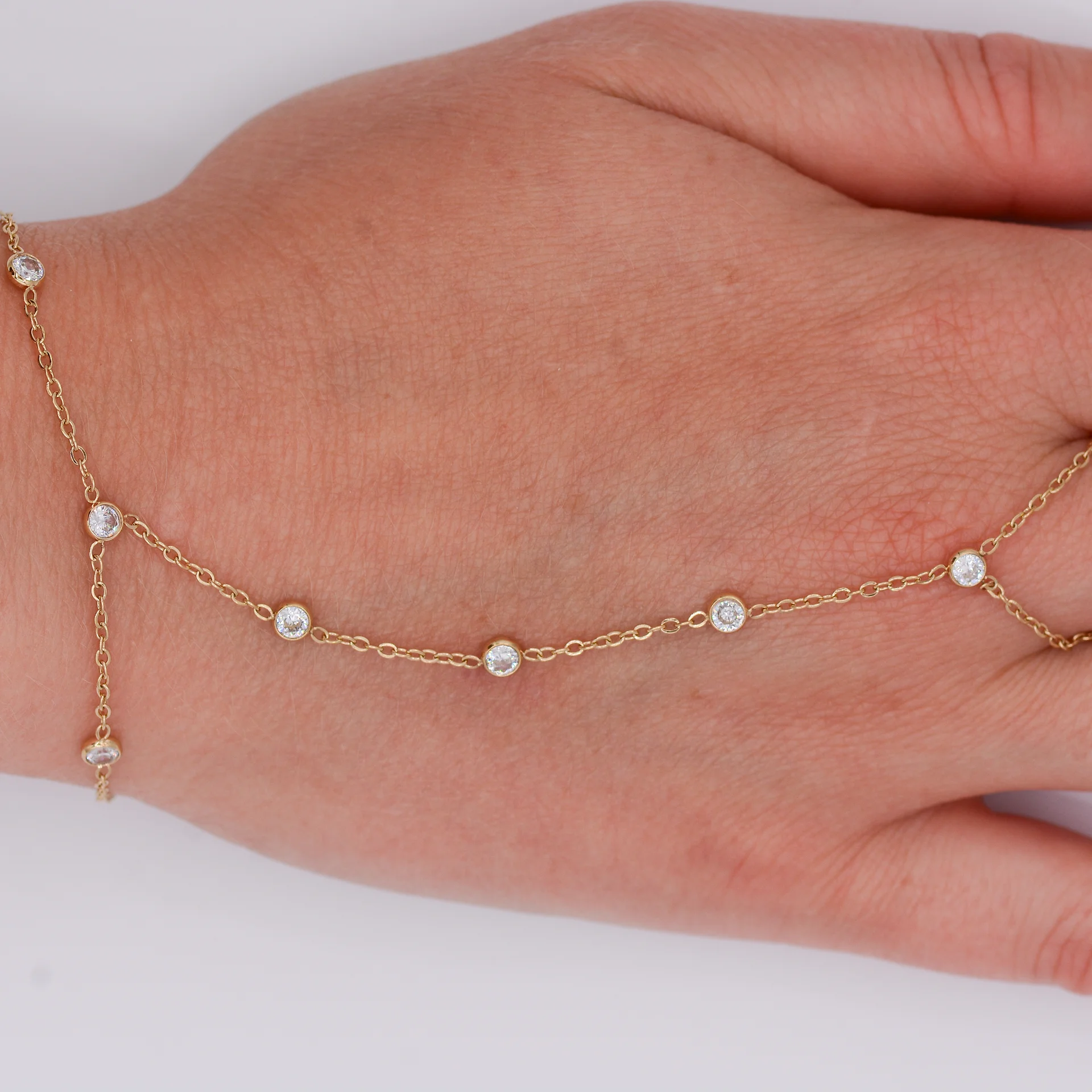Sparkle Handchain Gold - Afbeelding 2